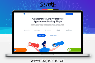 Amelia booking – WordPress企业级预订预约管理工具插件适合各行业